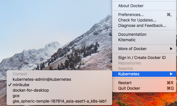 docker for mac check for new version