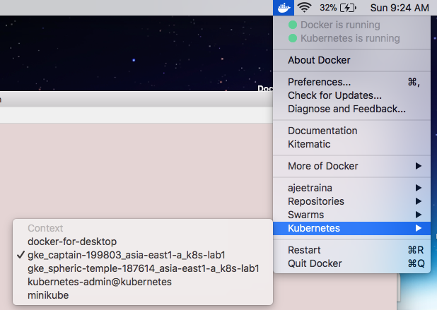 docker with kubernetes for mac